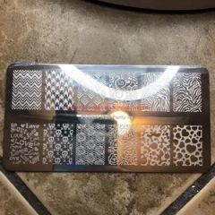 Colorful Embossed Designs Chemical Etching Stamping Nail Plates - Image 4