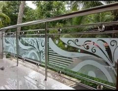 Balcony Glass Railings Design Panel Color Transparent Style Sleek, Classic Glass Type Toughened Glass Country of Origin Made in - Image 3