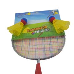 Jumbo Badminton Rackets Set for 2 Rackets and Shuttlecocks for Kids Sports Equipment - Image 2
