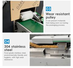 Cereal Bar Flow Wrapper Machine for Granola Bar Wrapping - Image 6