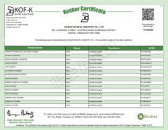 Kosher Certificate 2 certificate from Hainan Nicepal Industry Co., Ltd.