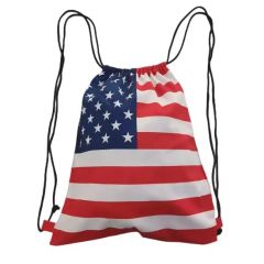 Custom Drawstring Bag with Logo Printed Sport Water Resistant Lightweight Gym Backpack Promotional Drawstring Sportpacks - Image 1