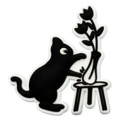 Cartoon Black PVC Soft Rubber Cute DIY Shoe Decorations Origin China Material PVC Style Cartoon Model NO. S-140 Trademark - Image 5