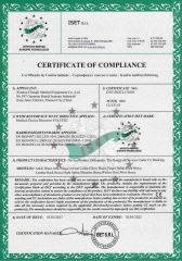 CE certificate from Handan Wuxin Medical Devices Co., Ltd.