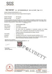 Product Inspection Report certificate from Changzhou Zhongtian Fire-Proof Decorative Sheets Co., Ltd.