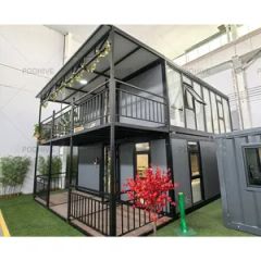 Two Floor Modern Living Room 2 Bedroom Hotel Office Expansion Foldable Portable Mobile Home Prefabricated Expandable Container House - Cangzhou Podhive Tech Co., Ltd.