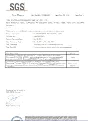 SGS report certificate from Yiwu Shuangjia Sealing Adhesive Tape Co., Ltd.