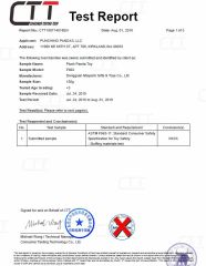 Pennsylvania Regulation Stuffing certificate from Dongguan Mayachi Gifts & Toys Co., Ltd.