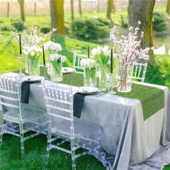 Artificial Grass Table Runners Synthetic Green Carpet Table Runner - Image 3