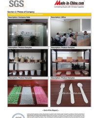 SGS certificate from Shanghai Qingreen Eco Technology Co. Ltd.