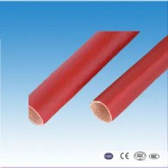 Electrical Insulation Materials 2753 Silicone Resin Coated Fiberglass Sleeve - Xuchang Rainyan Insulation Material Co., Ltd.