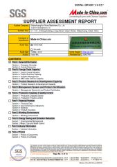 supplier accessment report certificate from Shijiazhuang An Pump Machinery Co., Ltd.