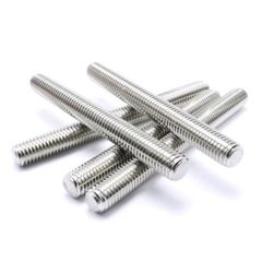 Mild Steel Threaded Stud Head Shape NA Durability High Shape Threaded Rod Color Black, Silver Quantity Per Pack 50 Surface Finishing - Image 4