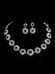 Good Quality Hoyon Gemstone Jewelry Set Royal Blue Red Colorful Diamond Rhinestone - Image 6