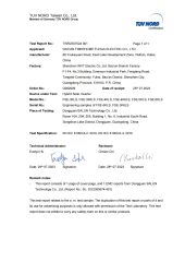 EMC for INVERTER certificate from Wuhan Fiberhome Fuhua Electric Co., Ltd.