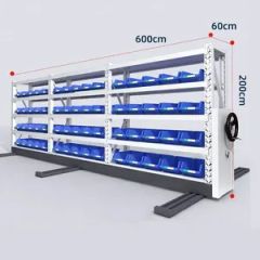Top Quality Quick Assembly Removable Corrosion-Resistant Mobile Racking for Goods Storage Racking Systems - Image 6
