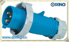 IP67 Waterproof Industrial Plug for CE Certification (QX278) Current 16A Origin China Brand Qixing Voltage 230V Shape Cee/IEC - Image 1