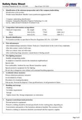 4005 MSDS certificate of Shenzhen Huazhong Sun May Technology Co., Ltd – certificate photo, supplier certificates section