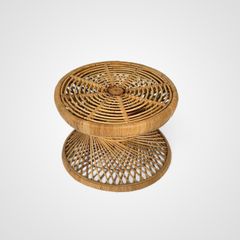 Rattan Low Round Coffee Table Texture Rattan Production Capacity Approximately 150 Units Per Month (small - Image 3