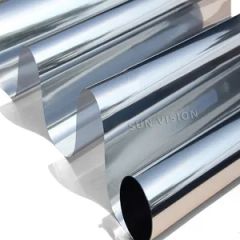 Mirror Silver Reflective Window Tinted Film One Way Vision Building Decorative Films - Image 5