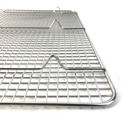 Wire Mesh Microwave Baking Rack Cooling Baking Rack Stainless Steel BBQ Grill Grates - Image 2