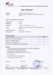Certificates certificate from Langfang Topwell Furniture Co., Ltd.