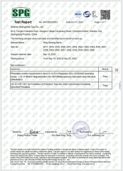 10P certificate from Shantou Shengxinda Toy Co., Ltd.