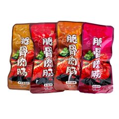 OEM Hot sale spicy sausage Meat snacks Chinese tradition black pepper flavor Crisp bone sausage hot dog - Image 3