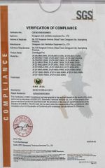 CE Certificate certificate from Dongguan Jufu Ventilation Equipment Co., Ltd.