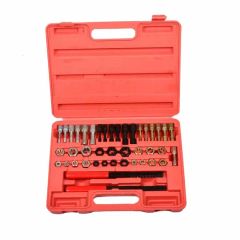 Universal Dies Thread Chaser Set Rethread Repair Tool Fractional and Metric Thread Restorer Kit - Image 1