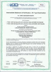 CERTIFICATE certificate from Wuxi Fsk Transmission Bearing Co., Ltd.
