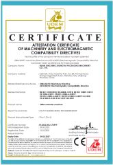 CE of Paper Slitting machine certificate from RUIAN XINCHENG ZHONGTAI PACKAGING MACHINERY CO., LTD.