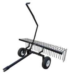 CE-Certified Heavy-Duty 3-Point Hitch Landscape Rake & Dethatcher for Lawn, Garden & Turf - Hangzhou Darong Agricultural Machinery Co., Ltd.