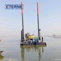 Eterne Working Pontoons Floating Working Pontoon Barge in Modular with Spuds - Image 4