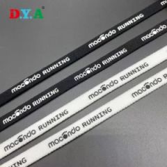 Garment Accessory 1cm Printing Elastic Woven Nylon No Rubber Elstic Band for Hoodie Drawcord Beck Tape - Suzhou D. Y. Apparels Accessory Co., Ltd.