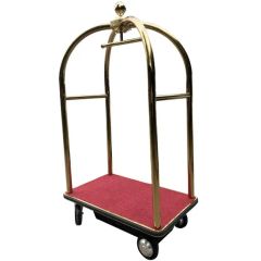 Custom 4-Wheel Modern Metal Serving Trolley Electric Powered Hotel Luggage Handling Cart - Guangzhou Nanjie Machinery Manufacturing Co., Ltd.