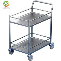 Versatile Beauty Medical Lab 2/3-Floor Silent Rolling Stainless Small Cart - Wuxi Licheng Smart Technology Co., Ltd.