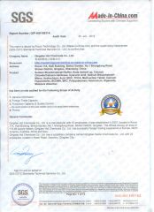 SGS certificate of Qingdao Hot Chemicals Co., Ltd. – certificate photo, supplier certificates section
