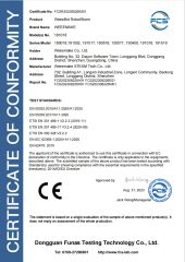 WeeeBot CE certificate certificate from Weeemake Steam Tech Co., Ltd.