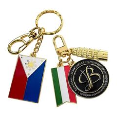 Customizable Metal Sneaker Charm Keyring for Music Lovers MOQ 50PCS Shape Human Origin China Style Business Size Customized - Shenzhen Awells Craft Co., Ltd.