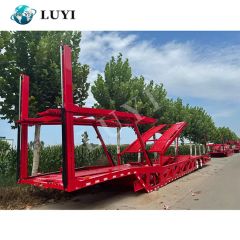 2 Axle 5 Cars Vehicle Double Deck Car Transport Truck Trailer 3 Axle Car Carrier Semi Trailer - Shandong Luyi Vehicle Co., Ltd