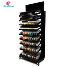 Factory Price Fashionable Customized Movable Metal Makeup Cosmetic Nail Polish Display Rack - Shenzhen Centroyal Metal & Plastic Co., Ltd.
