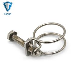 Large Size Fasteners Hose Clamp Double Wire Fastener Hose Clamp - Image 2