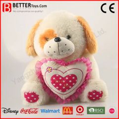 Valentine Gift Stuffed Animals Plush Dog Soft Puppet Toy Age All Age Trademark OEM HS Code 9503002100 Model NO. BT-0601026 - Image 2