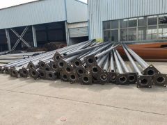 Star Light Pole Tubular Metal Municipal Street Lamp Poles with ISO - Image 5