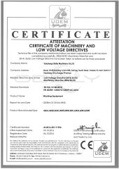 car wash machine certificate of Yancheng Oddly Machinery Co., Ltd. – certificate photo, supplier certificates section