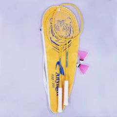 Steel Badminton Rackets Set with Plastic Shuttlecocks - Image 6