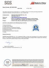 SGS QIP-ASI215438 certificate from QINGDAO BAIXI INDUSTRY CO., LTD.