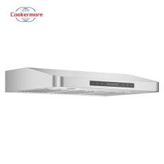 Slim Touch Control Stainless Steel Kitchen Smoke Extraction Range Hood - Image 5