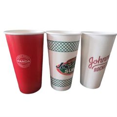 Customized Logo Printed Single Wall Paper Cup Packaging Disposable Paper Cup - Image 6